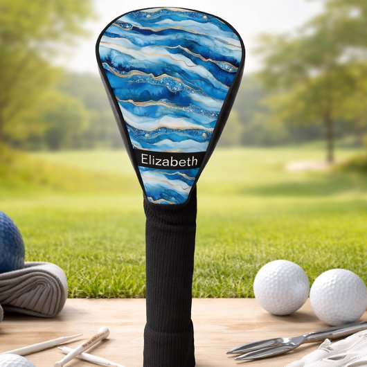 Persoonlijke Ocean Jeweled Agate Golfheadcover