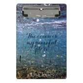 Persoonlijke Ocean Underwater Mini Clipboad Klembord (Voorkant)