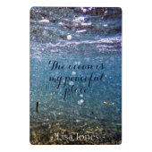 Persoonlijke Ocean Underwater Mini Clipboad Mini Klembord (Achterkant)