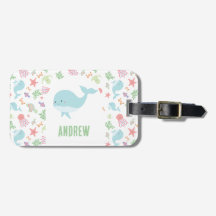 Persoonlijke Oceandieren Cute Walvis Kids Pastel