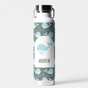 Persoonlijke Oceandieren Cute Walvis Kinderen Past Waterfles
