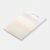 Persoonlijke oceanzonsondergang esthetische stippe post-it® notes (Schuin)