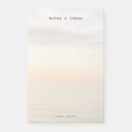 Persoonlijke oceanzonsondergang esthetische stippe post-it® notes