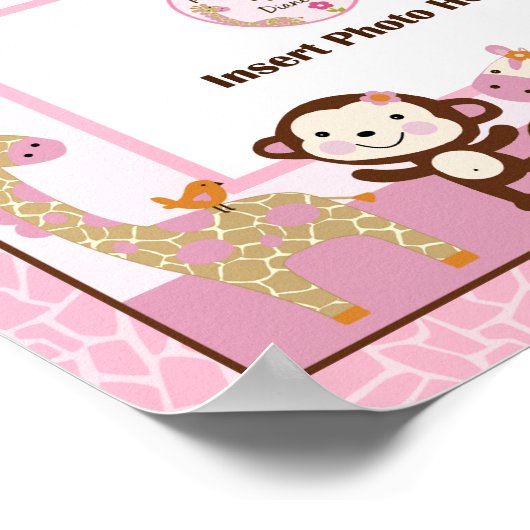 Persoonlijke Oerwoud Jill/Girl-dieren Fotokunst Poster (Hoek)