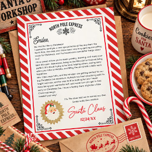 Persoonlijke officiële brief van de Kerstman