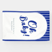 Persoonlijke Oh Baby-fotowand Shower Banner (Horizontaal)