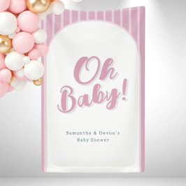 Persoonlijke Oh Baby-fotowand Shower Banner