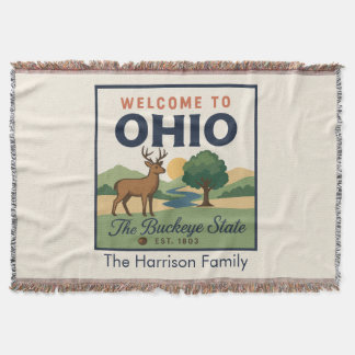 Persoonlijke Ohio Worpdeken Deken