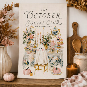 Persoonlijke Oktober Sociale Club Geest Theedoek