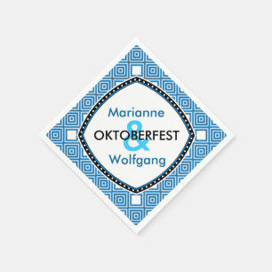Persoonlijke Oktoberfest servetten