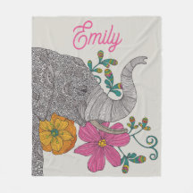Persoonlijke olifant naam kinderkamer poster