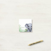 Persoonlijke Olifant Safari Plakbriefjes Post-it® Notes (Op bureau)