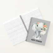 Persoonlijke Olifantenschets Notitieboek (Binnen)