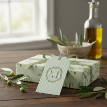 Persoonlijke olijfkrans monogram
