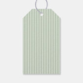 Persoonlijke olijfkrans monogram cadeaulabel (Achterkant)