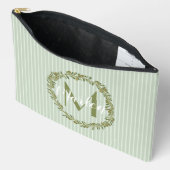 Persoonlijke olijfkrans monogram etui (Open)