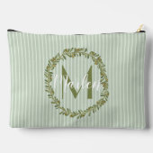 Persoonlijke olijfkrans monogram etui (Achterkant)