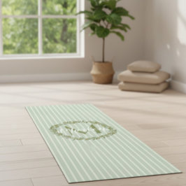 Persoonlijke Olijfkrans Monogram Yogamat