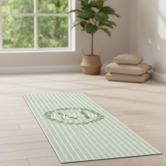 Persoonlijke Olijfkrans Monogram Yogamat