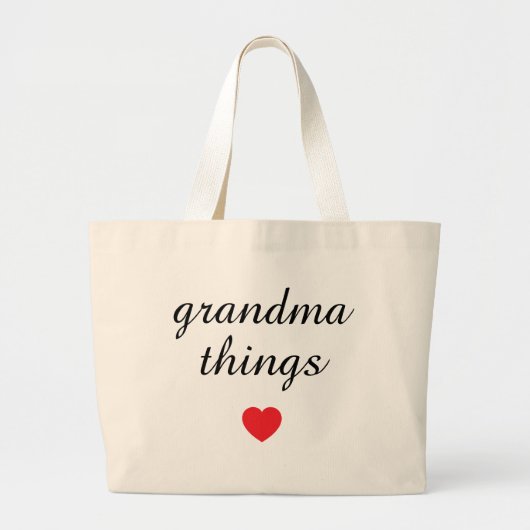 persoonlijke oma cadeaus grote tote bag (Voorkant)