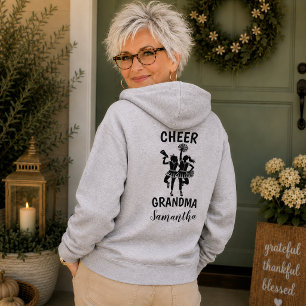 Persoonlijke oma-cheerleader sweatshirt hoodie