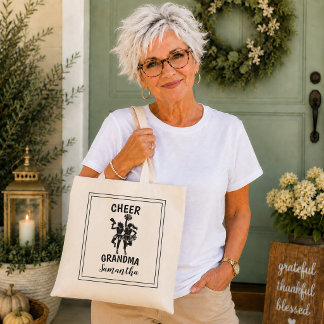 Persoonlijke Oma Cheerleader Tote Bag