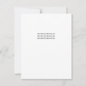 Persoonlijke oma-dag namen van kleinkinderen notitiekaartje (Achterkant)