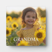 Persoonlijke oma-foto fotoplaat (Voorkant)