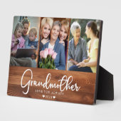 Persoonlijke oma-fotocollage fotoplaat (Zijkant)