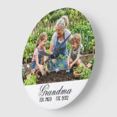 Persoonlijke Oma Gevestigde Foto Aandenken Grote Klok (Hoek)