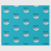Persoonlijke oma haai Doo Doo Doo Cadeaupapier (Vlak)