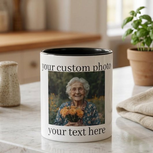 Persoonlijke oma mok aangepaste fotocadeau
