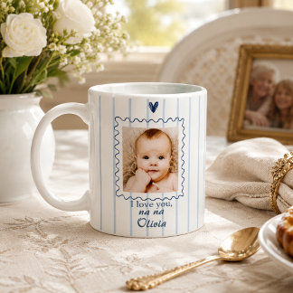 Persoonlijke oma-mok met babysfoto koffiemok