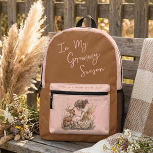 Persoonlijke Oma Naam Bosland Luiertas Bedrukte Rugzak