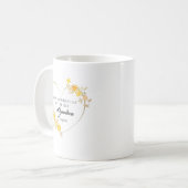 Persoonlijke Oma Naam Moederdag Bloemhart Koffiemok (Voorkant links)