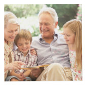 Persoonlijke Oma/Opa | Aangepaste Gezinsherinnerin Kubus (Voorkant)
