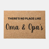 Persoonlijke Oma Opa Grootouders Welkom Deurmat (Voorkant)