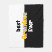 Persoonlijke oma retro fleece deken (Voorkant)