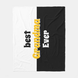 Persoonlijke oma retro fleece deken