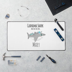 Persoonlijke oma Shark Doo Doo Doo Bureaumat