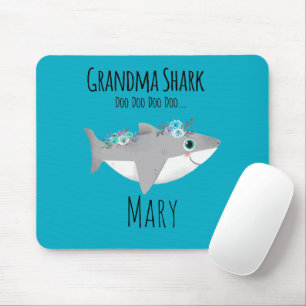 Persoonlijke oma Shark Doo Doo Doo Muismat