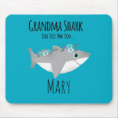 Persoonlijke oma Shark Doo Doo Doo Muismat (Voorkant)