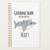 Persoonlijke Oma Shark Doo Doo Doo Planner (Voorkant)