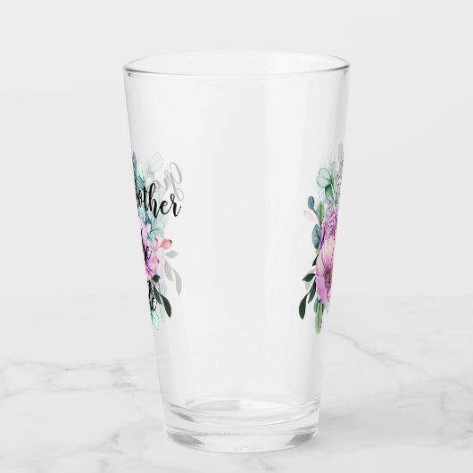 Persoonlijke Oma van de Bruid BEGROTING Glas (Links)