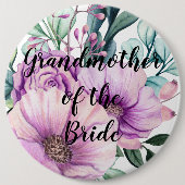 Persoonlijke Oma van de Bruid Bruidegom Ronde Button 6,0 Cm (Voorkant)