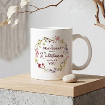 Persoonlijke oma-wildflowerbloemenkran