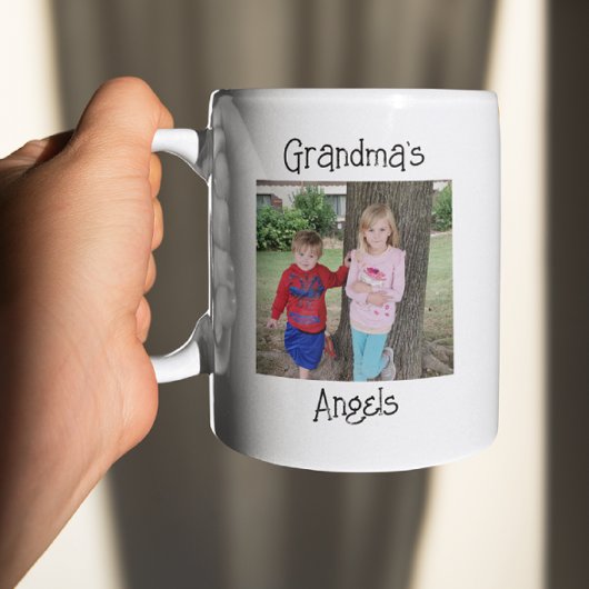 Persoonlijke oma's engelen koffiemok