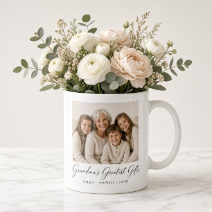 Persoonlijke 'Oma's Grootste Geschenken' Kleinkind Koffiemok