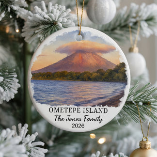 Persoonlijke Ometepe Island Keramische Versiering, Keramisch Ornament