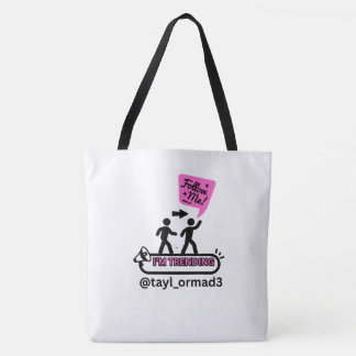 Persoonlijke ON STAGE FOLLOW ME voor dames Tote Bag